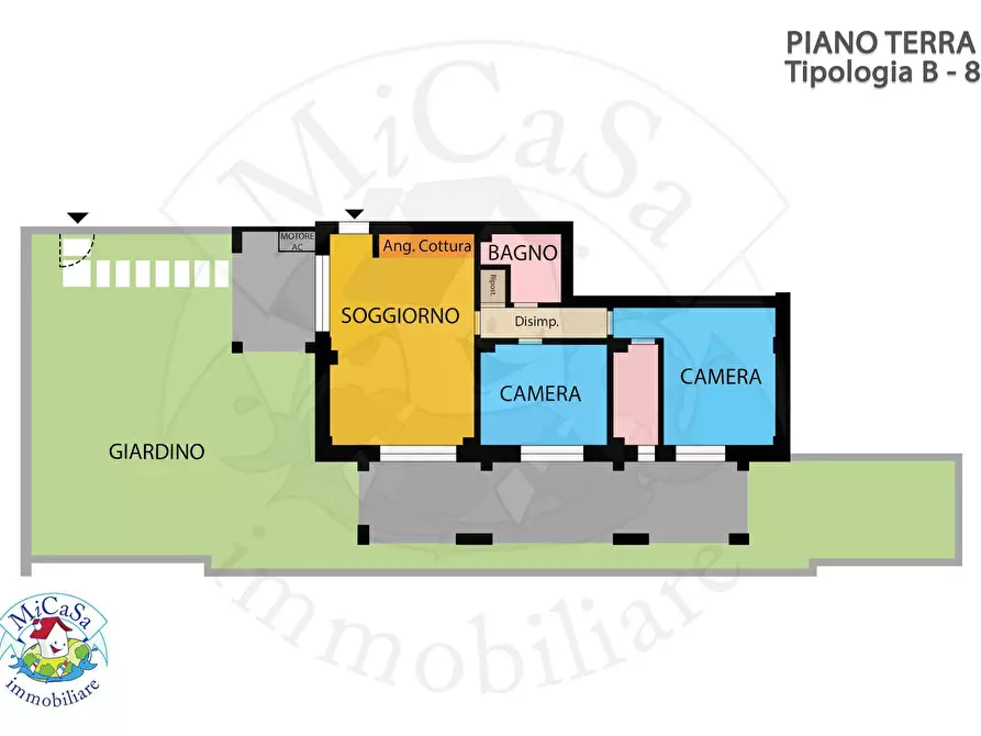 Immagine 3 di Appartamento in vendita  in Via delle Magnolie 1 a Pisa