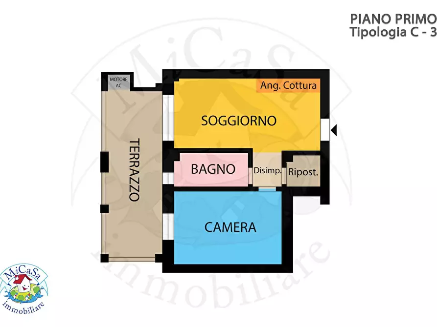 Immagine 11 di Appartamento in vendita  in Via delle Magnolie 1 a Pisa