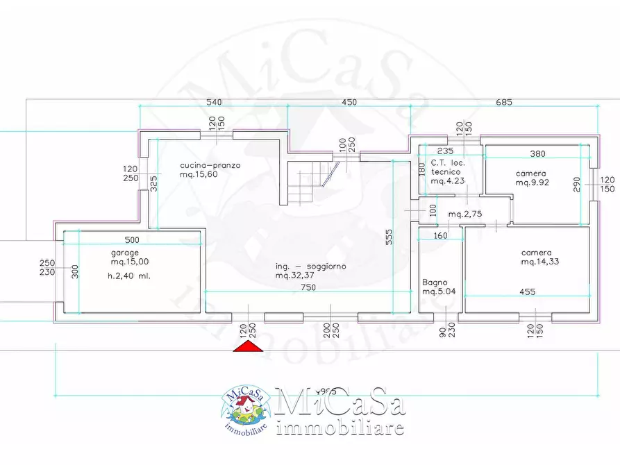 Immagine 2 di Villa in vendita  in Via Guido Guinizelli a Vicopisano