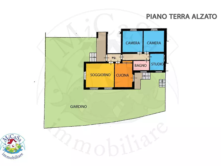 Immagine 2 di Appartamento in vendita  in Via Degli Allori 3 a Pisa