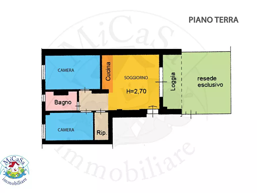 Immagine 3 di Appartamento in vendita  in Via Delle Mimose 1 a Pisa