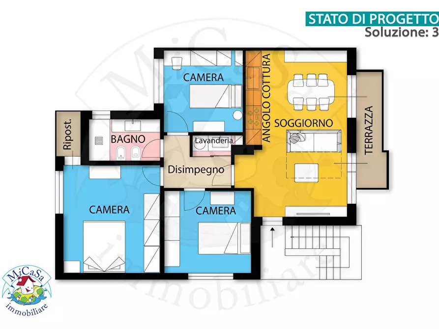 Immagine 5 di Appartamento in vendita  in Via Dei Gattici 26 a Pisa