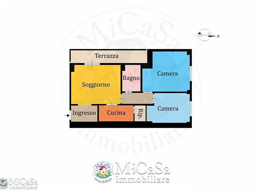 Immagine 2 di Appartamento in vendita  in Via Luigi Pera 10 a Pisa