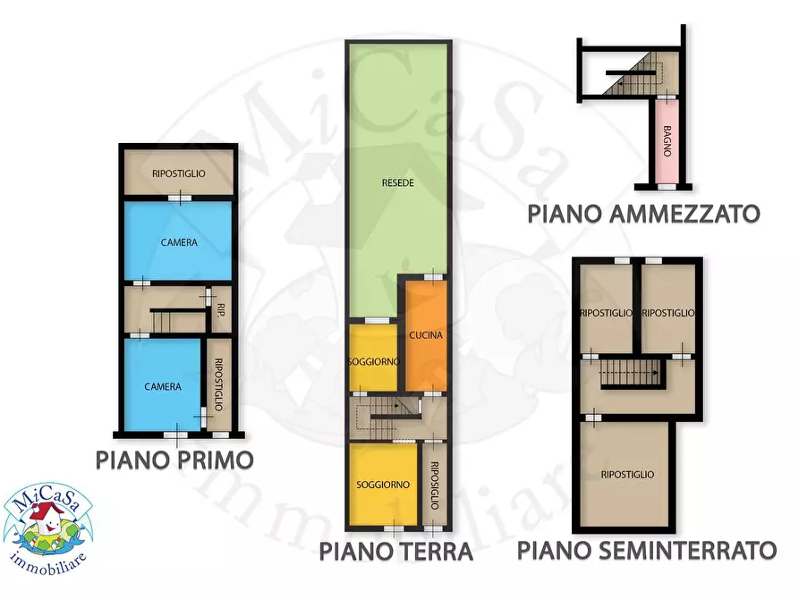 Immagine 27 di Villetta a schiera in vendita  in Via Padre Agostino Da Montefeltro 45 a Pisa
