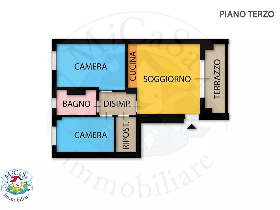 Immagine 23 di Appartamento in vendita  in via delle mimose 5 a Pisa