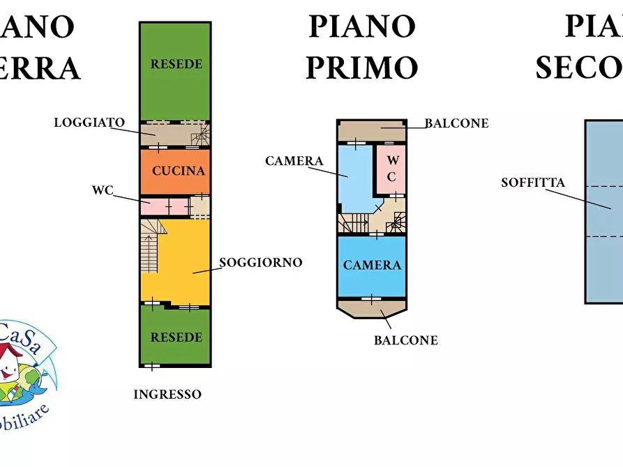 Immagine 30 di Villetta a schiera in vendita  in Via Dei Salici 5 a Pisa