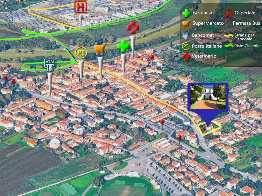 Immagine 17 di Casa semindipendente in vendita  in Via Fiorentina 595 a Pisa