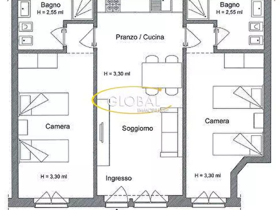 Immagine 8 di Appartamento in affitto  in Via San Martino 8 a Ancona