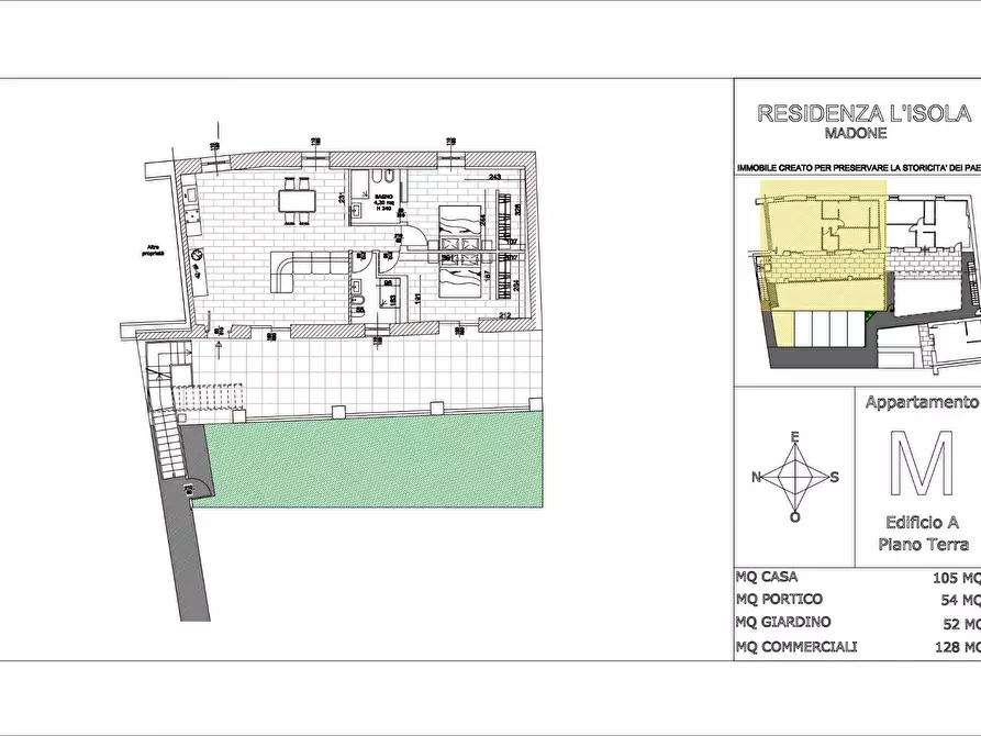 Immagine 13 di Appartamento in vendita  in via vittorio veneto 1 a Arcene