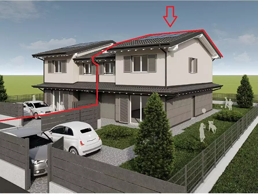 Immagine 1 di Casa semindipendente in vendita  a Lurano