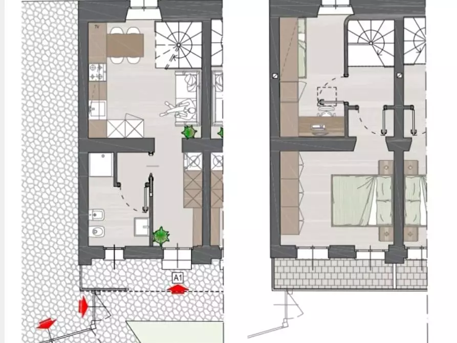 Immagine 18 di Appartamento in vendita  a Trezzo Sull'adda