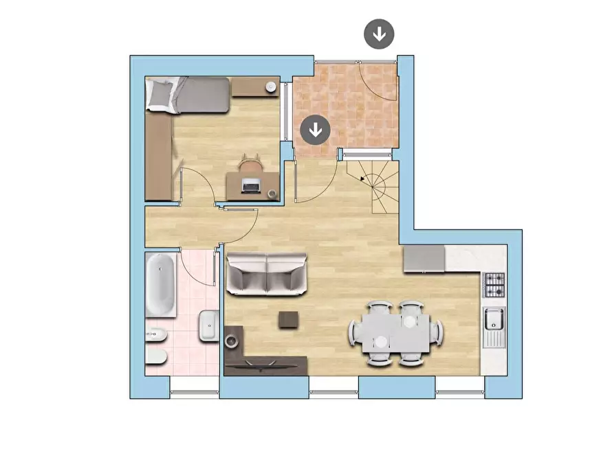 Immagine 26 di Appartamento in vendita  in via caglio vigano 3 a Bernareggio