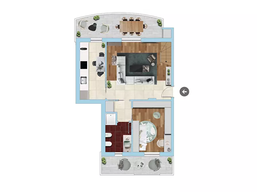 Immagine 30 di Appartamento in vendita  in Via Risorgimento 75 a Bernareggio