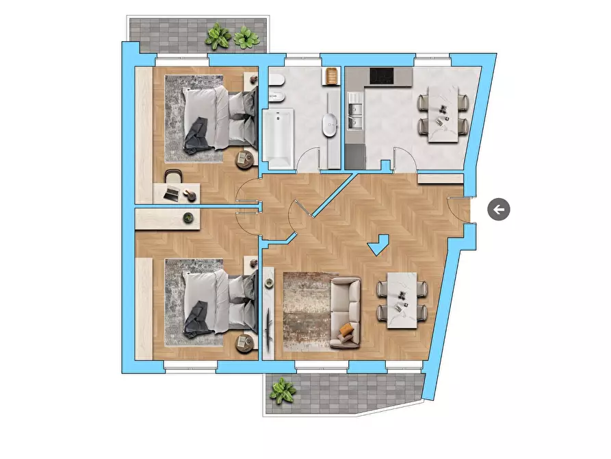 Immagine 27 di Appartamento in vendita  in Via Brusadelli 47 a La Valletta Brianza