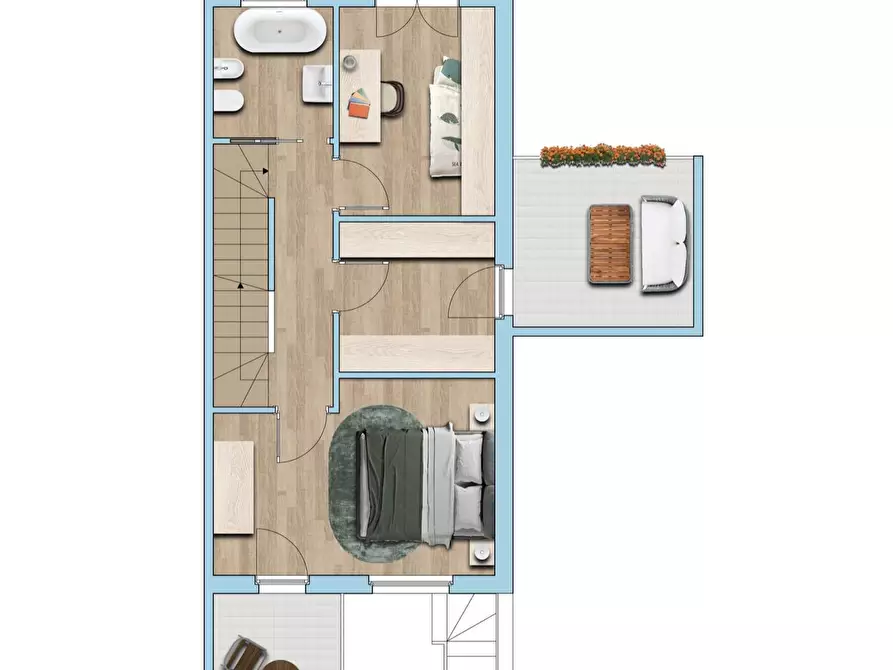 Immagine 29 di Casa semindipendente in vendita  in Via Cascina Cazzullo snc a Sulbiate