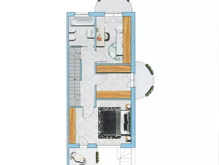 Immagine 29 di Villetta a schiera in vendita  in Via Cascina Cazzullo snc a Sulbiate