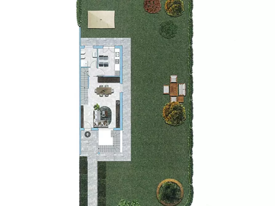 Immagine 31 di Villetta a schiera in vendita  in Via Cascina Cazzullo snc a Sulbiate