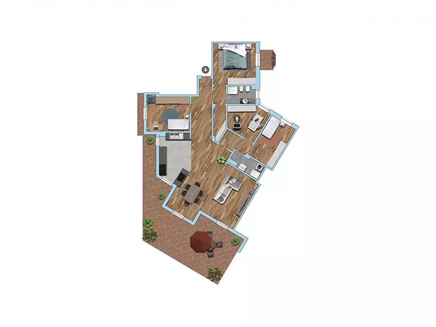 Immagine 54 di Appartamento in vendita  in via volta 8 a Paderno D'adda