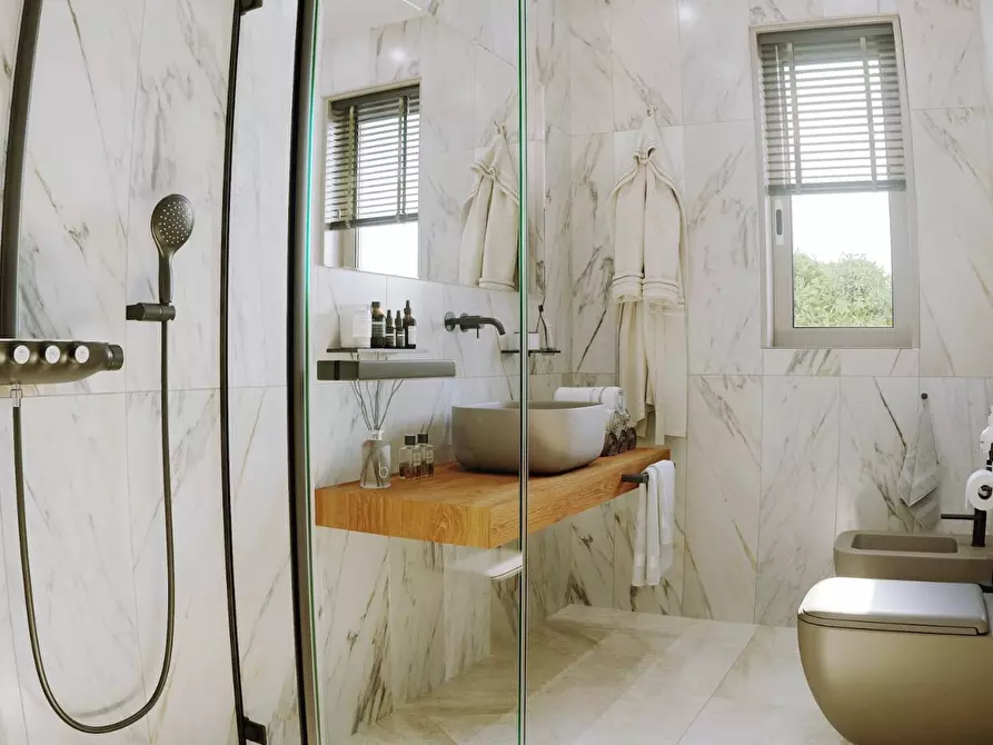 Immagine 16 di Attico in vendita  in via obizzone snc a Bernareggio