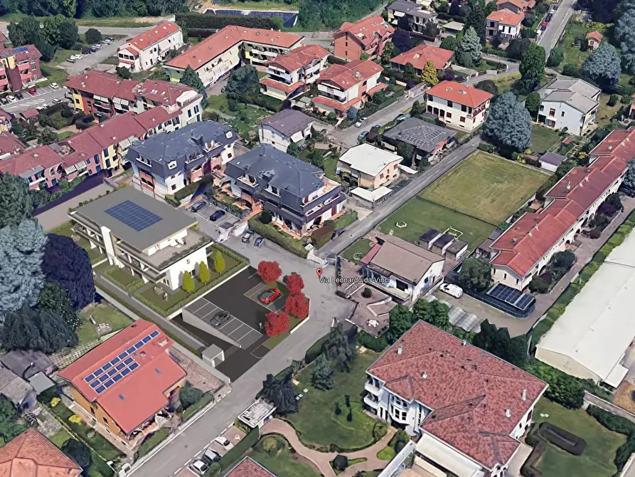 Immagine 12 di Villetta a schiera in vendita  in Via Leonardo Da Vinci 11 a Bernareggio