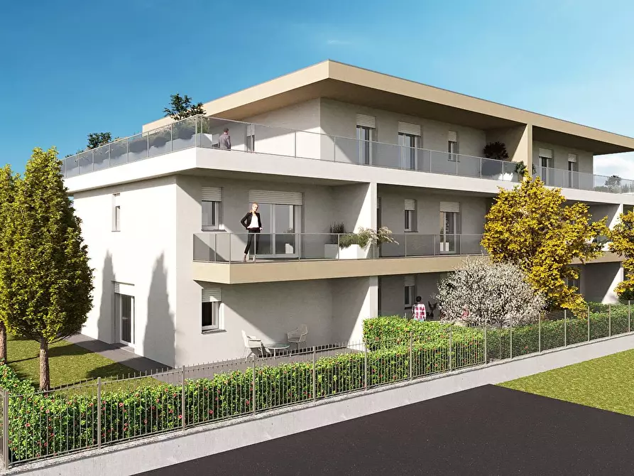 Immagine 1 di Villetta a schiera in vendita  in Via Leonardo Da Vinci 11 a Bernareggio