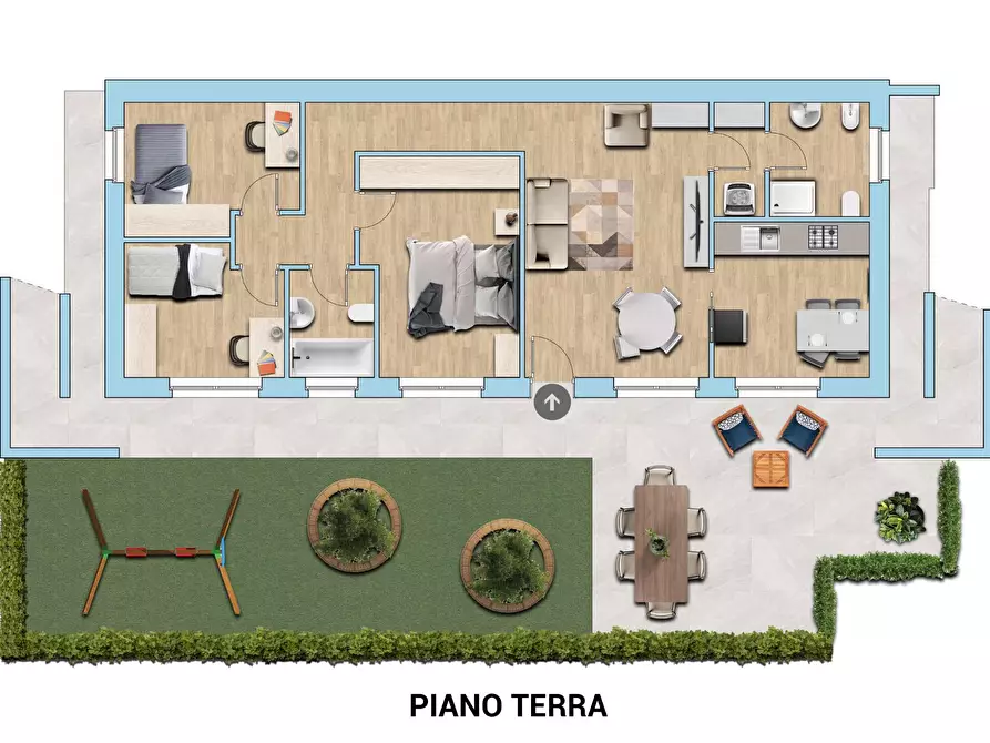 Immagine 32 di Appartamento in vendita  in Via Giovanni paolo II 15 a Roncello