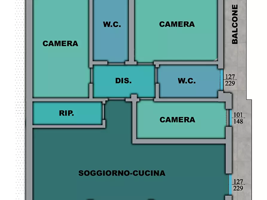 Immagine 7 di Appartamento in vendita  snc a Ponzano Di Fermo