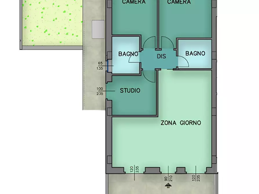 Immagine 1 di Appartamento in vendita  snc a Altidona