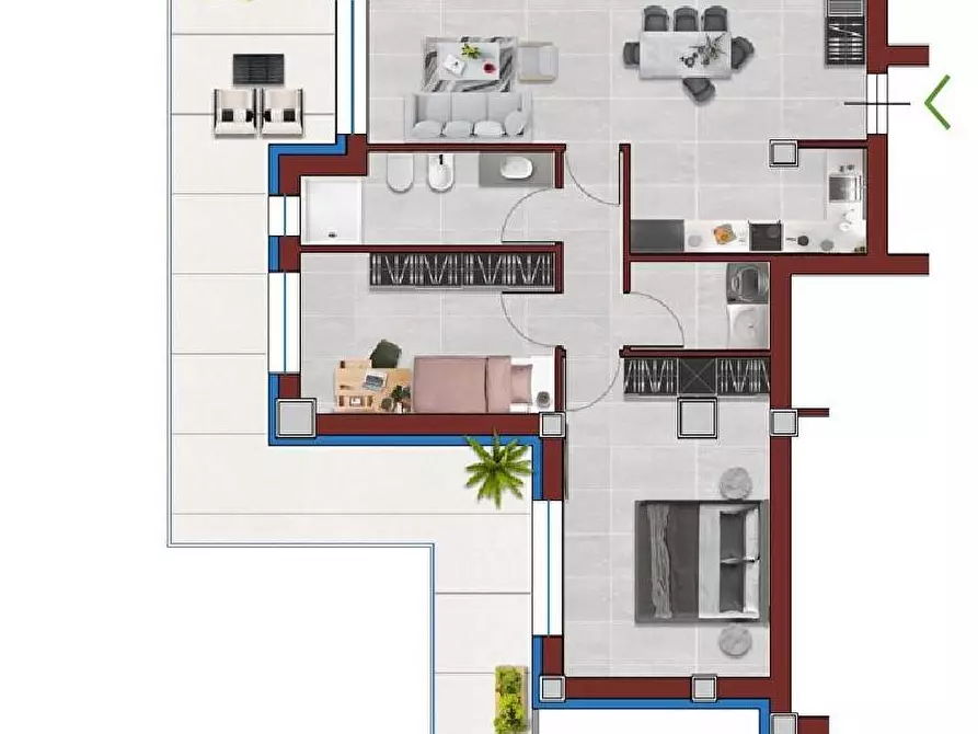 Immagine 1 di Appartamento in vendita  snc a Porto San Giorgio