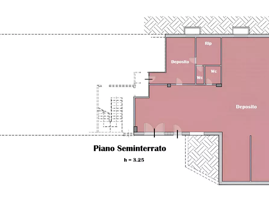 Immagine 1 di Locale commerciale in vendita  snc a Fermo