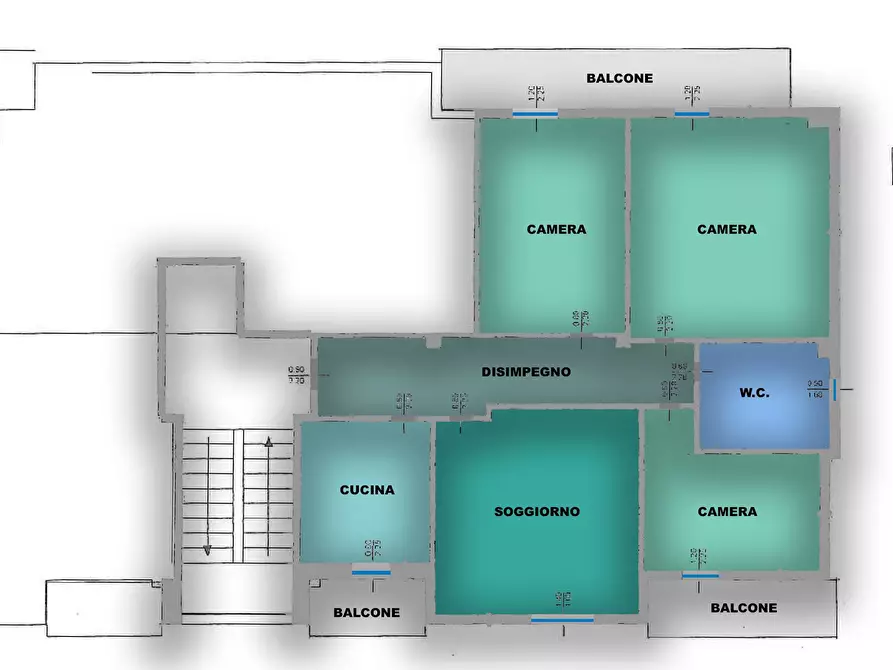 Immagine 1 di Appartamento in vendita  snc a Porto San Giorgio