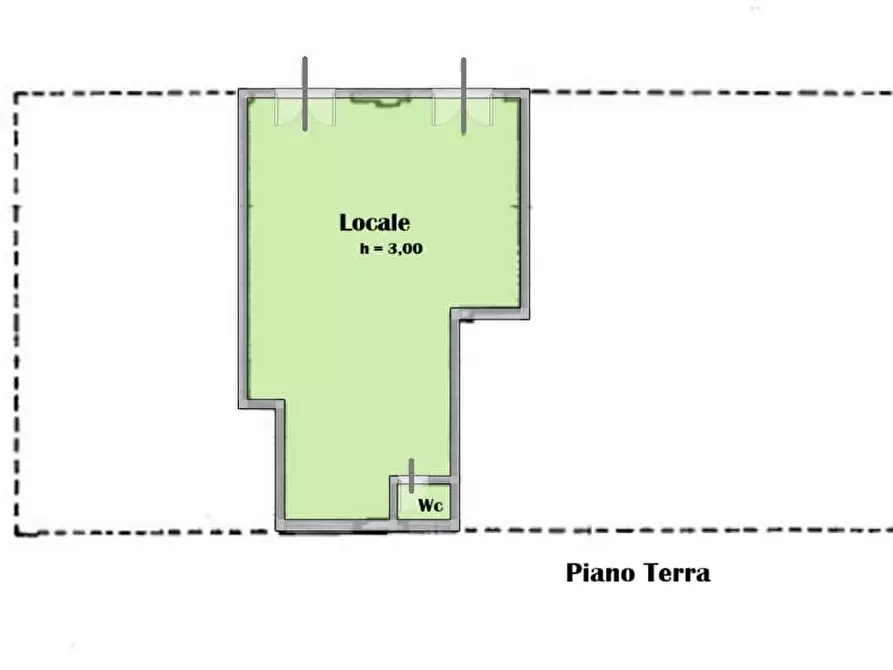 Immagine 1 di Locale commerciale in vendita  snc a Porto San Giorgio