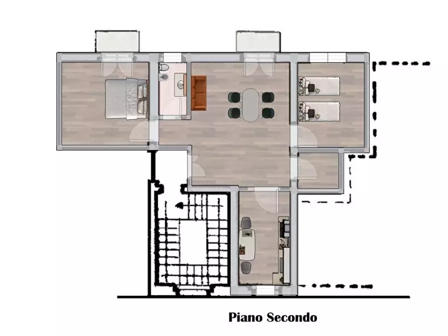 Immagine 3 di Appartamento in vendita  snc a Porto San Giorgio