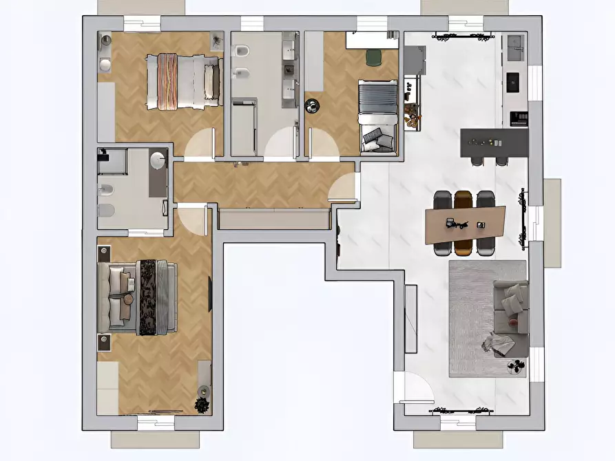 Immagine 1 di Appartamento in vendita  a Porto San Giorgio