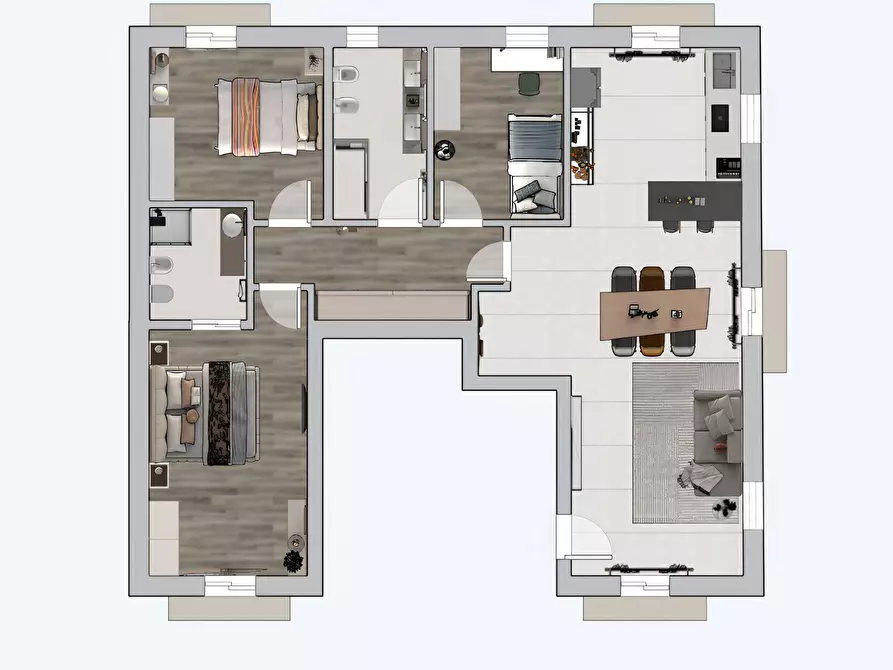 Immagine 1 di Appartamento in vendita  a Porto San Giorgio