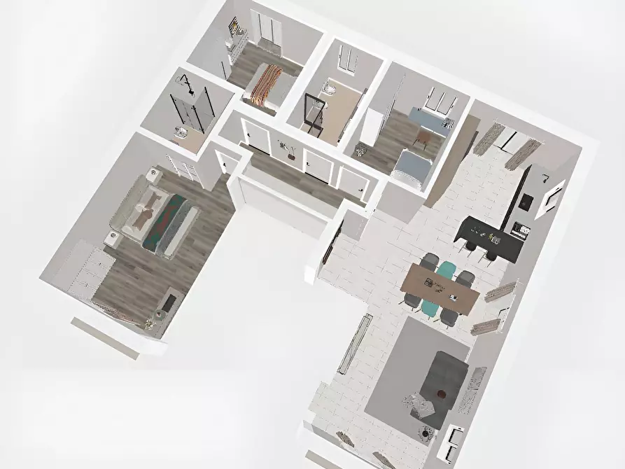 Immagine 3 di Appartamento in vendita  a Porto San Giorgio