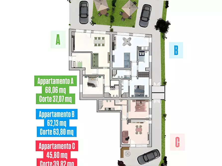 Immagine 8 di Appartamento in vendita  in via Repubblica snc a Porto San Giorgio