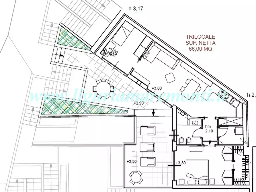 Immagine 5 di Appartamento in vendita  in via gentile 52 a Albissola Marina