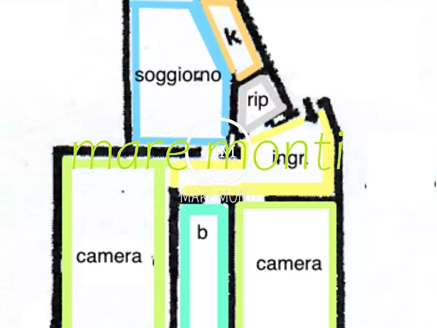 Immagine 2 di Appartamento in vendita  in via altobelli a Savona