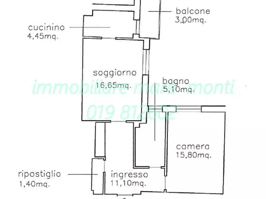 Immagine 2 di Appartamento in affitto  in via genova 1 a Savona