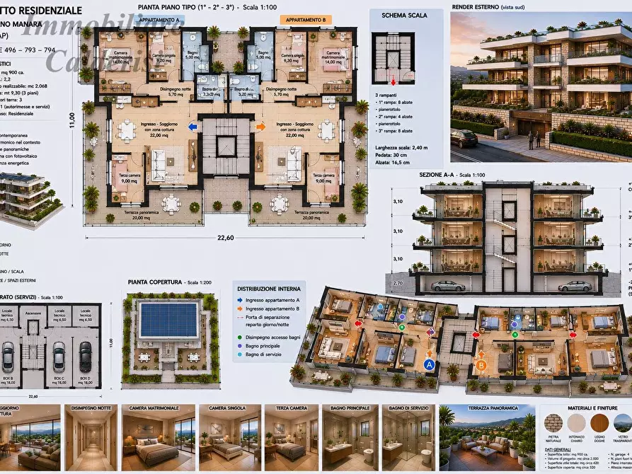 Immagine 1 di Terreno residenziale in vendita  a Monsampolo Del Tronto