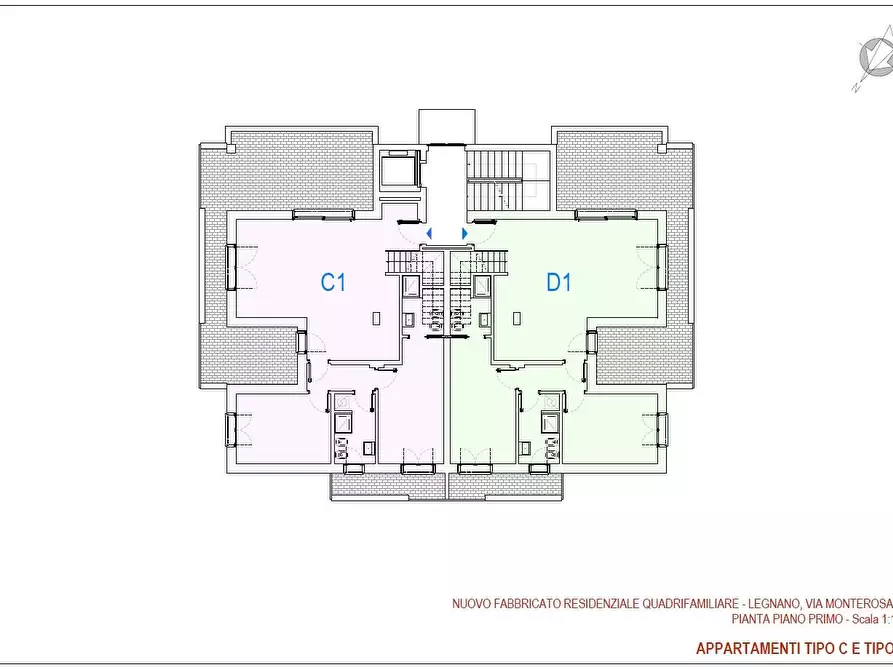Immagine 5 di Appartamento in vendita  in Via Monte Rosa 39 a Legnano