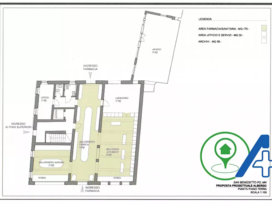 Immagine 7 di Rustico / casale in vendita  in via ferri 83 a San Benedetto Po