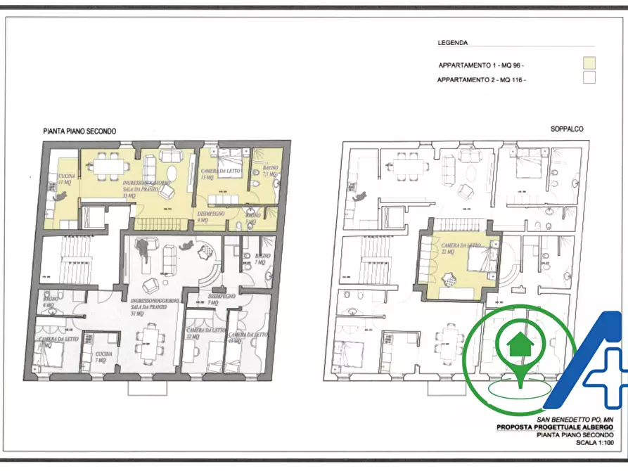 Immagine 9 di Rustico / casale in vendita  in via ferri 83 a San Benedetto Po