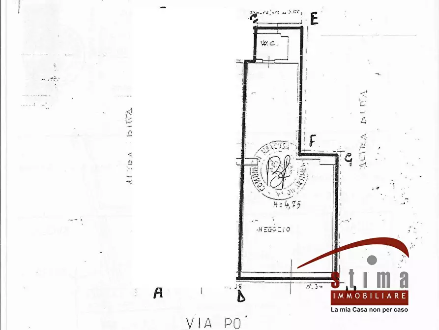 Immagine 1 di Locale commerciale in vendita  in via Po 36 a Siracusa