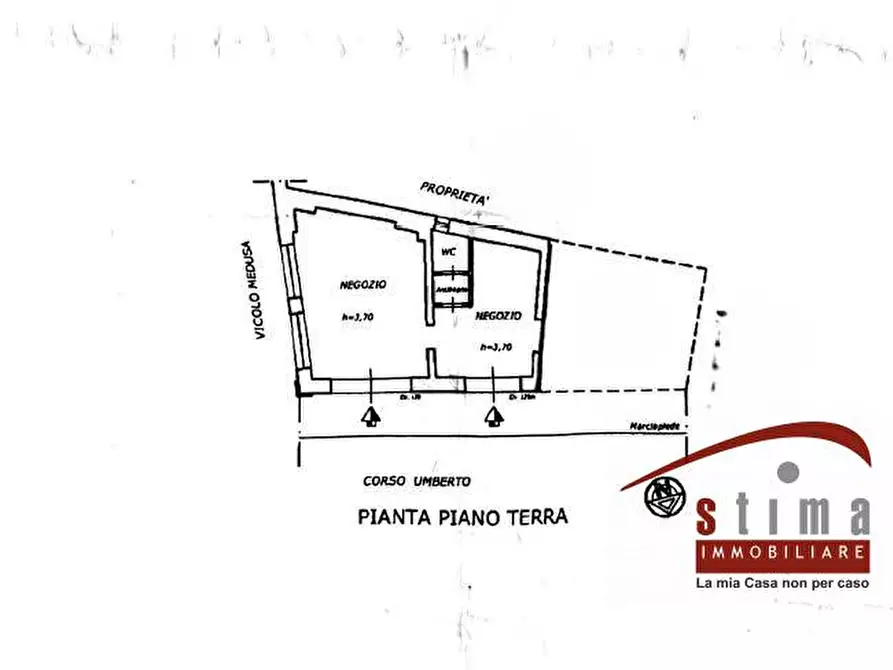 Immagine 6 di Locale commerciale in vendita  in corso Umberto 139 a Siracusa