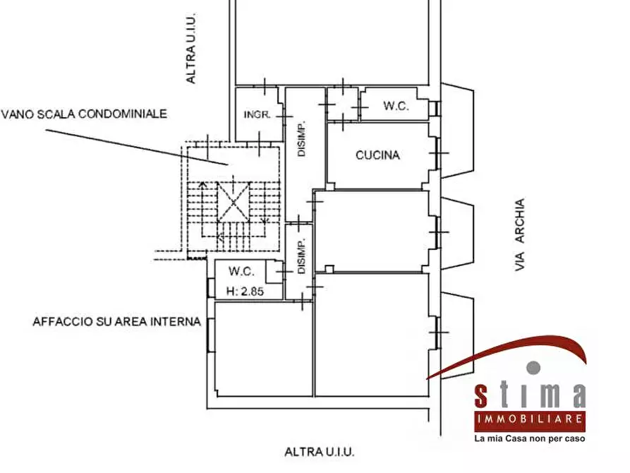 Immagine 13 di Appartamento in vendita  in via archia 53 a Siracusa