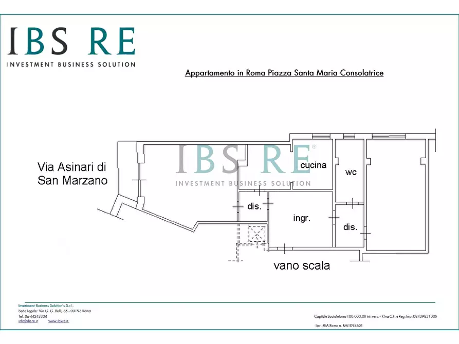 Immagine 14 di Appartamento in vendita  in piazza santa maria consolatrice 12 a Roma