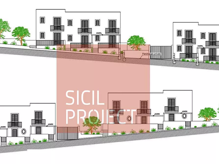 Immagine 8 di Villetta a schiera in vendita  in via Timpone a San Vito Lo Capo