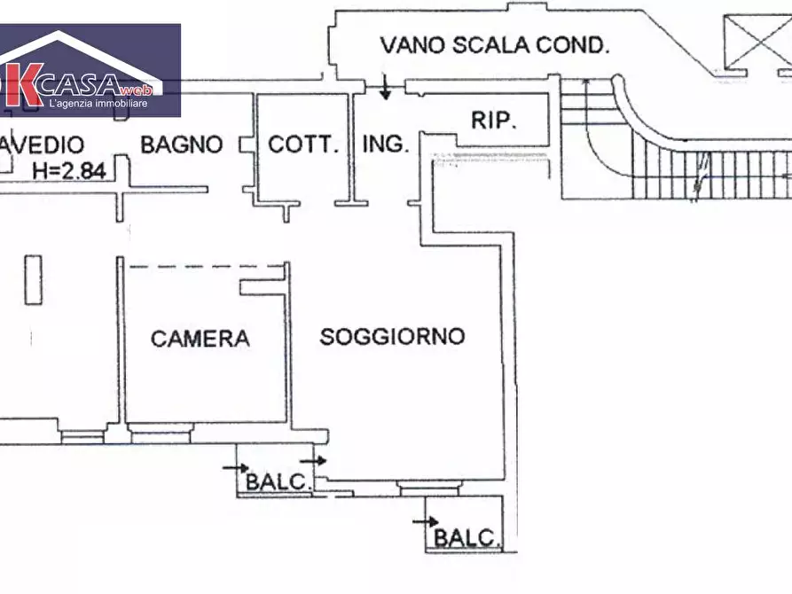 Immagine 25 di Appartamento in vendita  in via  Cesiolo 20 a Verona